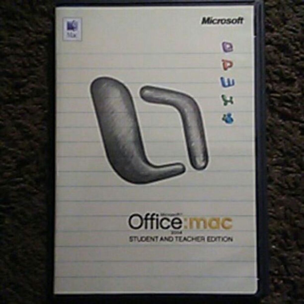 Office mac  student & teacher edition cd